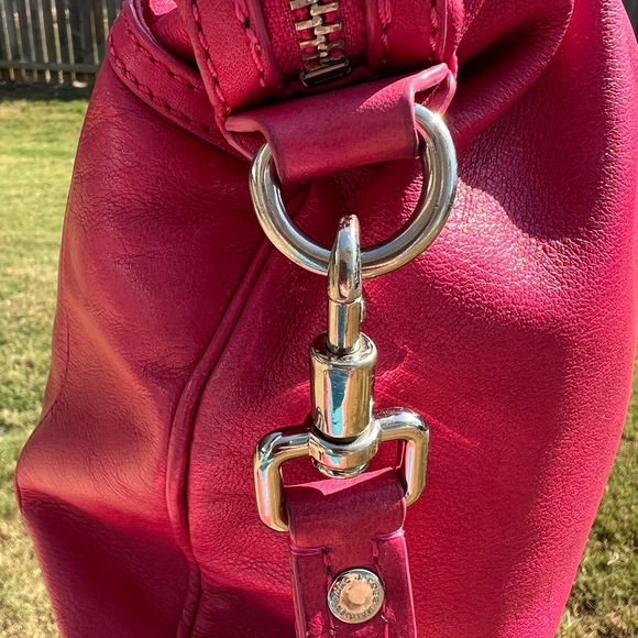 Marc by Marc Jacobs Fuchsia Soft Leather Hobo Slouchy
Shoulder Tote Handbag 🩷 - Picture 8 of 16